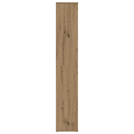rumdeler/bogreol 100x24x140 cm konstrueret træ artisan eg