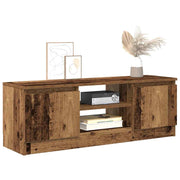 tv-bord 102x30x36 cm konstrueret træ antikt trælook
