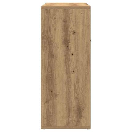 skænk 60x30x75 cm konstrueret træ egetræsfarve