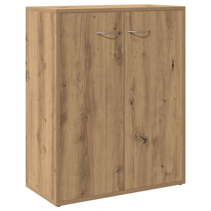skænk 60x30x75 cm konstrueret træ egetræsfarve