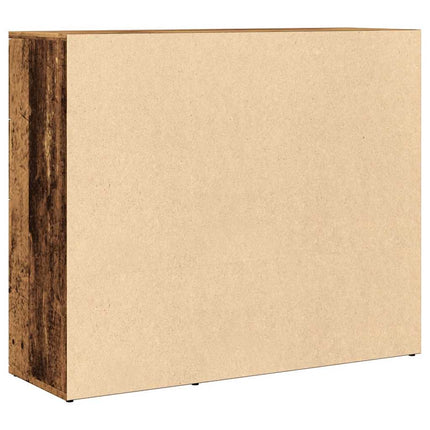 skænk 91x29,5x75 cm konstrueret træ antikt trælook
