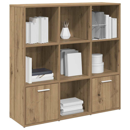 bogskab 98x29x97,5 cm konstrueret træ kunsteg