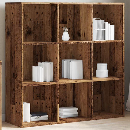 bogreol 98x29x97,5 cm antikt træ