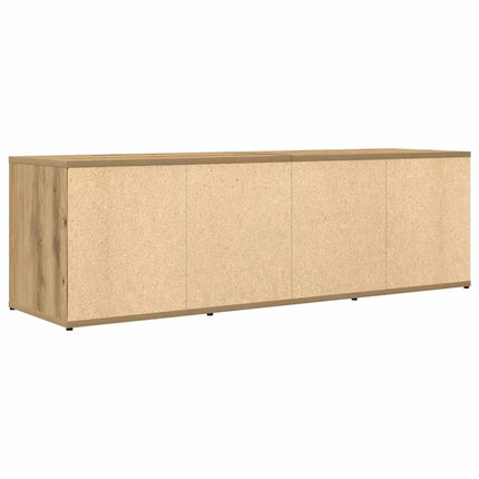 tv-bord 120x34x37 cm konstrueret træ egetræsfarve
