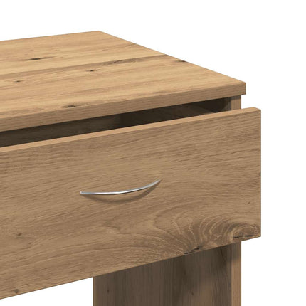 skrivebord 80x40x75 cm konstrueret træ kunsteg