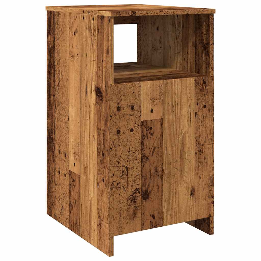 skuffeskab 40x50x76 cm konstrueret træ gammelt træ