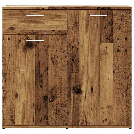 skænk 80x36x75 cm konstrueret træ antikt træ
