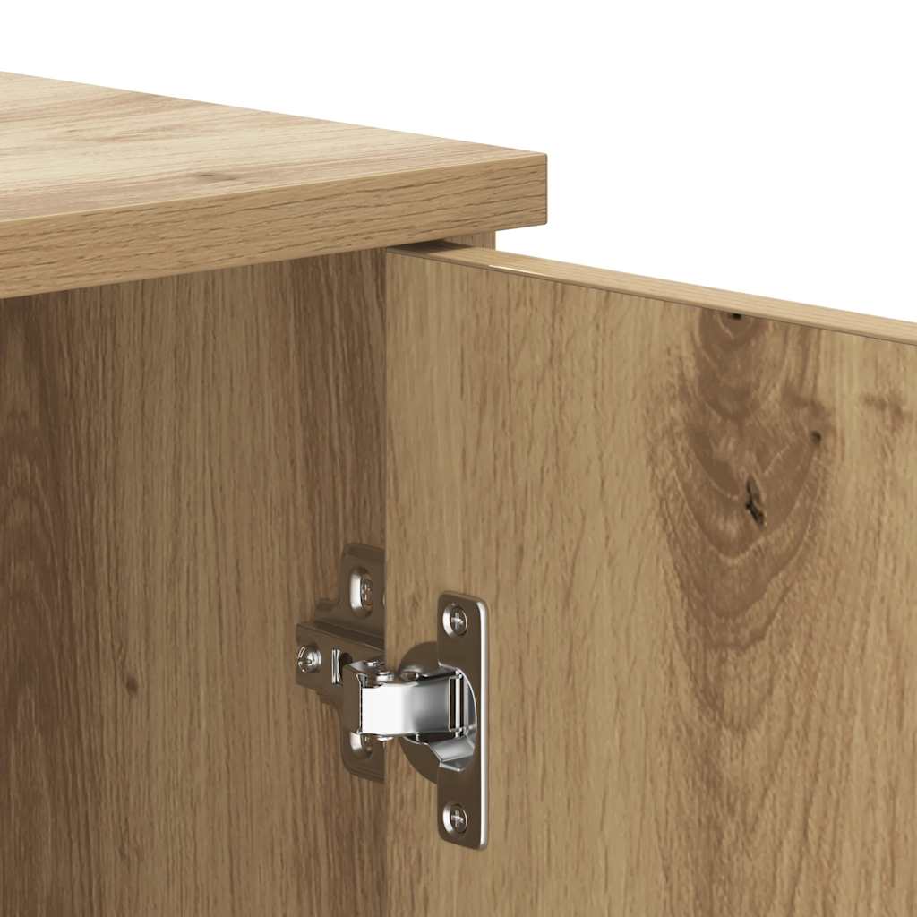 skænk 80x36x75 cm konstrueret træ artisan eg