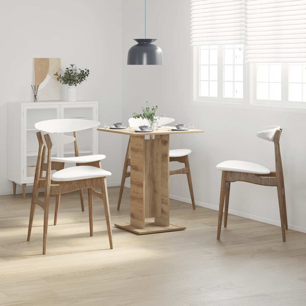 Bistrobord 60 × 60 × 75 cm i konstrueret træ - kunsteg