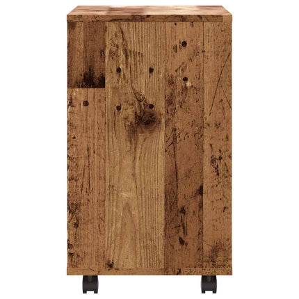 sidebord 70x35x55 cm konstrueret træ antikt træ