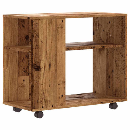 sidebord 70x35x55 cm konstrueret træ antikt træ