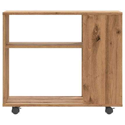 sidebord 70x35x55 cm konstrueret træ kunsteg