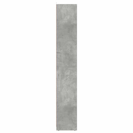 badeværelsesskab 30x30x183,5 cm spånplade betongrå