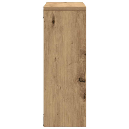 væghylde 45x16x45 cm konstrueret træ kunsteg