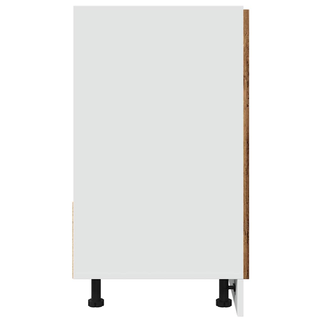 vaskbund "Lyon" gammelt træ 80x46x81,5 cm konstrueret træ