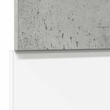 opvaskemaskinepanel "Lyon" betongrå 45x3x67 cm