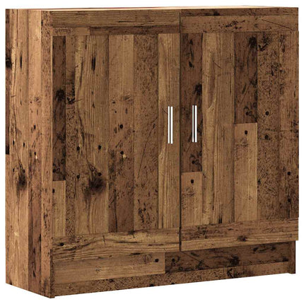 bogskab 82,5x30,5x80 cm konstrueret træ antikt træ