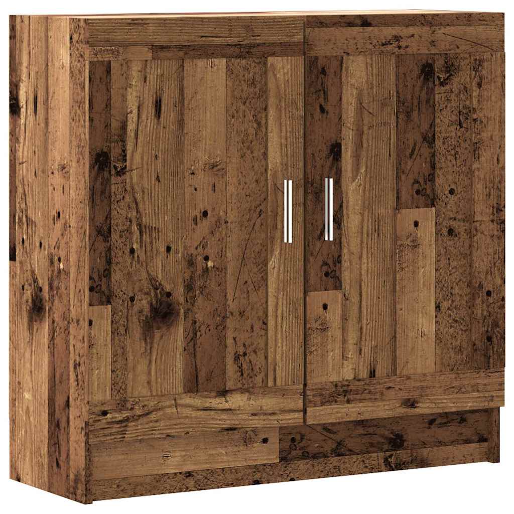 bogskab 82,5x30,5x80 cm konstrueret træ antikt træ billede