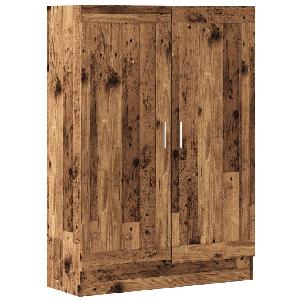 bogskab 82,5x30,5x115 cm konstrueret træ antikt træ billede