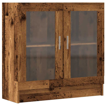 bogskab 82,5x30,5x80 cm konstrueret træ antikt træ
