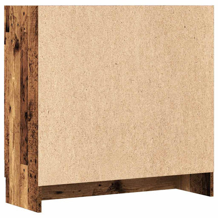 bogskab 82,5x30,5x80 cm konstrueret træ antikt træ