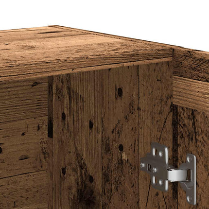bogskab 82,5x30,5x115 cm konstrueret træ antikt træ