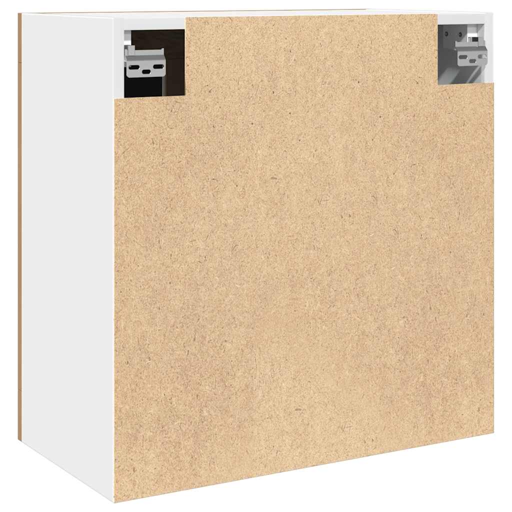 køkkenvægskab "Lyon" med glaslåge håndlavet eg 60x31x60 cm