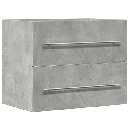vaskeskab 60x38,5x48 cm konstrueret træ betongrå