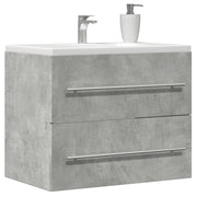 vaskeskab 60x38,5x48 cm konstrueret træ betongrå