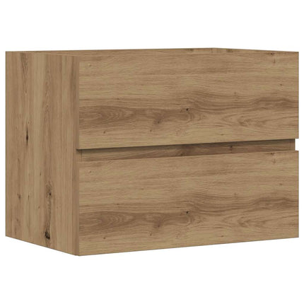 badeværelsesskab 60x38,5x45 cm konstrueret træ kunsteg