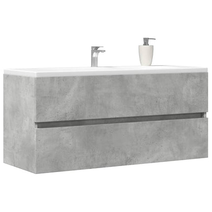 vaskeskab 100x38,5x45 cm konstrueret træ betongrå