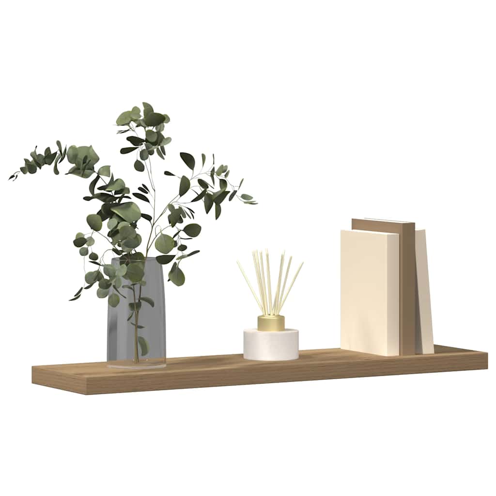 væghylder 4 stk. 40x10x1,5 cm konstrueret træ kunsteg