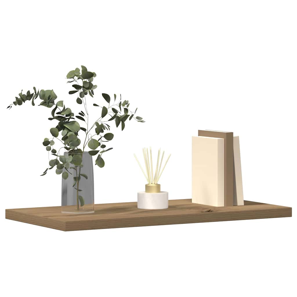 væghylder 4 stk. 40x20x1,5 cm konstrueret træ kunsteg