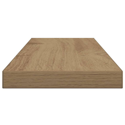 hyldeplader 4 stk. 60x10x1,5 cm konstrueret træ kunsteg