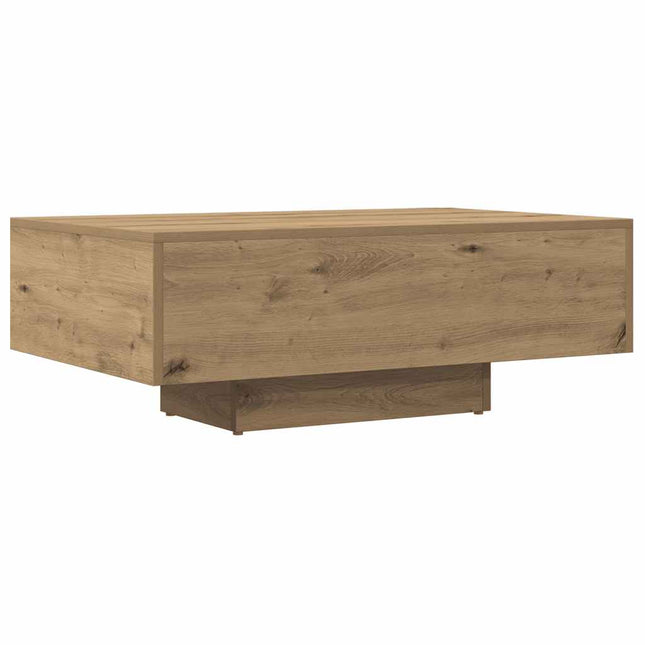 sofabord 85x55x31 cm konstrueret træ kunsteg