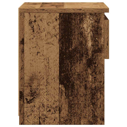 sengeborde 2 stk. 40x30x39 cm spånplade antikt træ