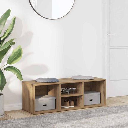 skobænk 102x35x35 cm konstrueret træ kunsteg
