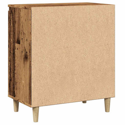 skænk 60x35x70 cm konstrueret træ antikt træ