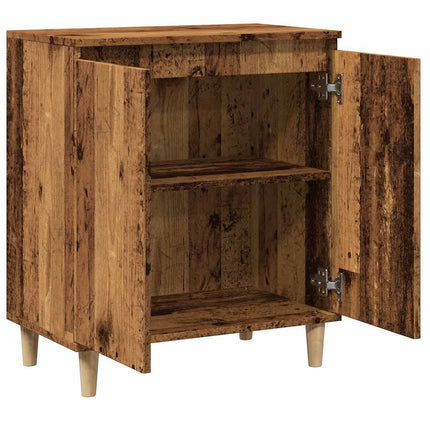 skænk 60x35x70 cm konstrueret træ antikt træ