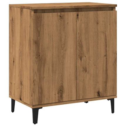 skænk 60x35x70 cm konstrueret træ egetræsfarve