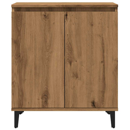 skænk 60x35x70 cm konstrueret træ egetræsfarve