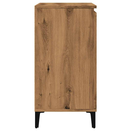 skænk 60x35x70 cm konstrueret træ egetræsfarve