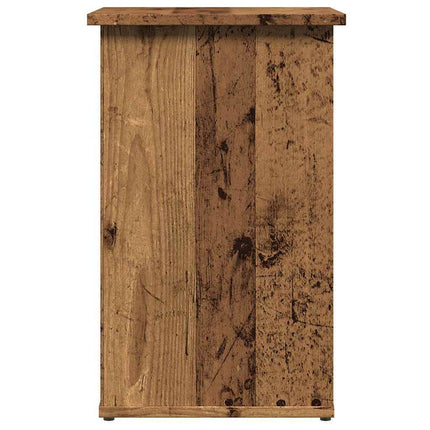 skænk 35x35x55 cm konstrueret træ antikt træ