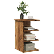 skænk 35x35x55 cm konstrueret træ antikt træ