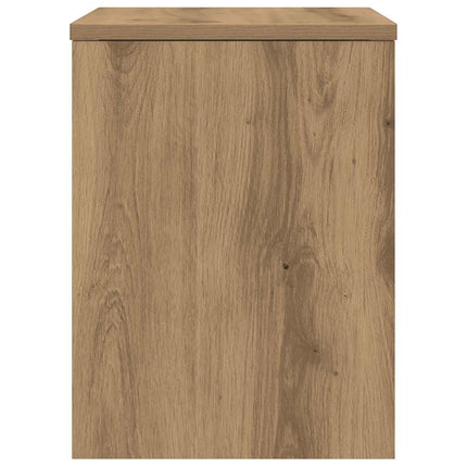 sengeborde 2 stk. 40x30x40 cm konstrueret træ egetræ