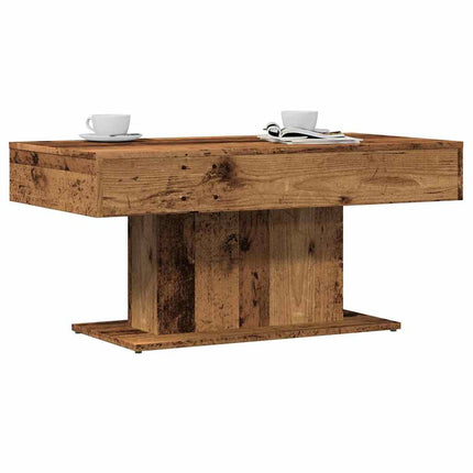 sofabord gammelt træ 96x50x45 cm konstrueret træ
