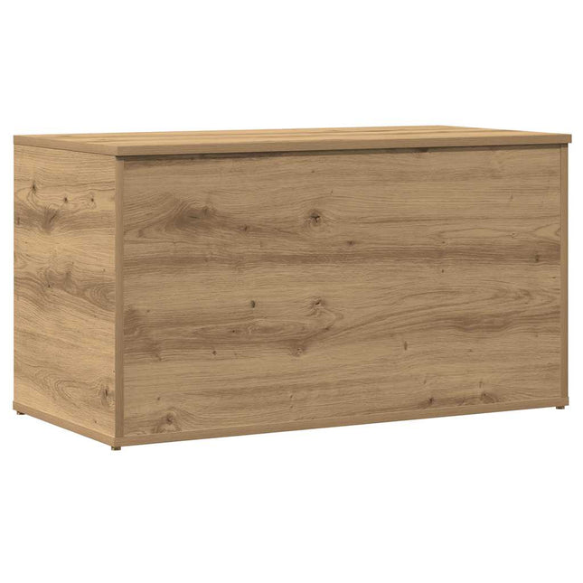 opbevaringskasse 84x42x46 cm konstrueret træ kunsteg