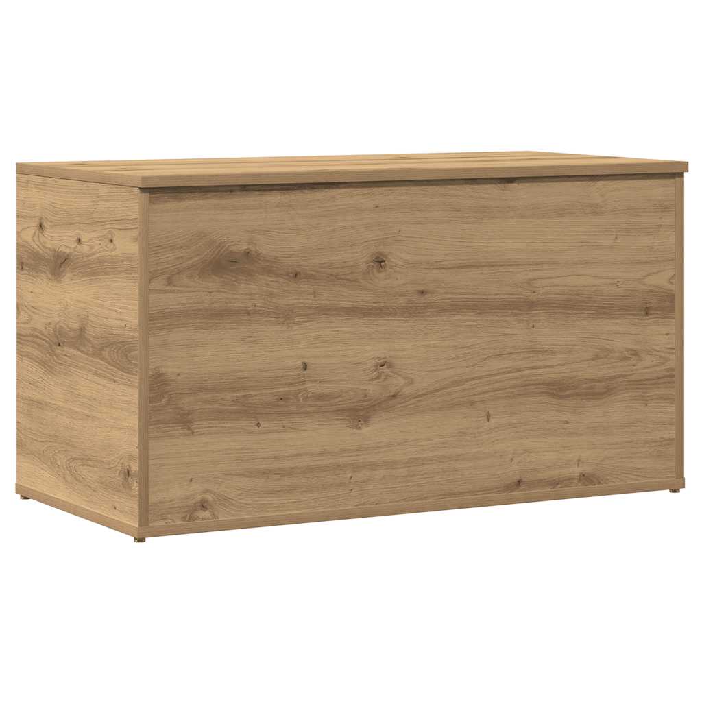 opbevaringskasse 84x42x46 cm konstrueret træ kunsteg