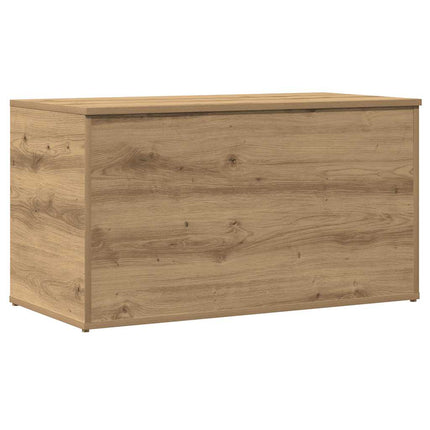opbevaringskasse 84x42x46 cm konstrueret træ kunsteg