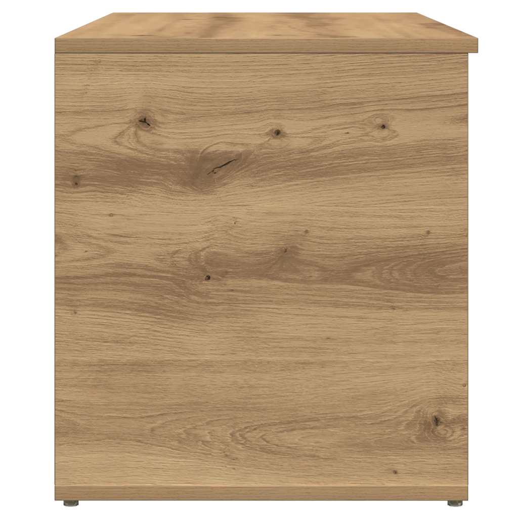opbevaringskasse 84x42x46 cm konstrueret træ kunsteg